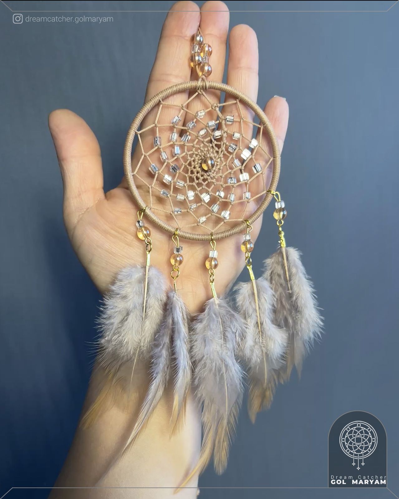 آویز ماشین - خرید دریم کچر لوکس و دست‌ساخته | Dreamcatcher Golmaryam